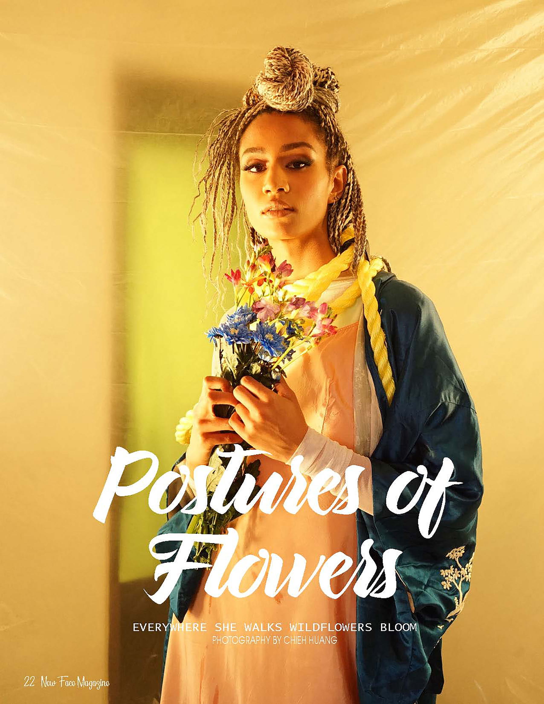 Postures of Flowers - kimono - Chieh Huang