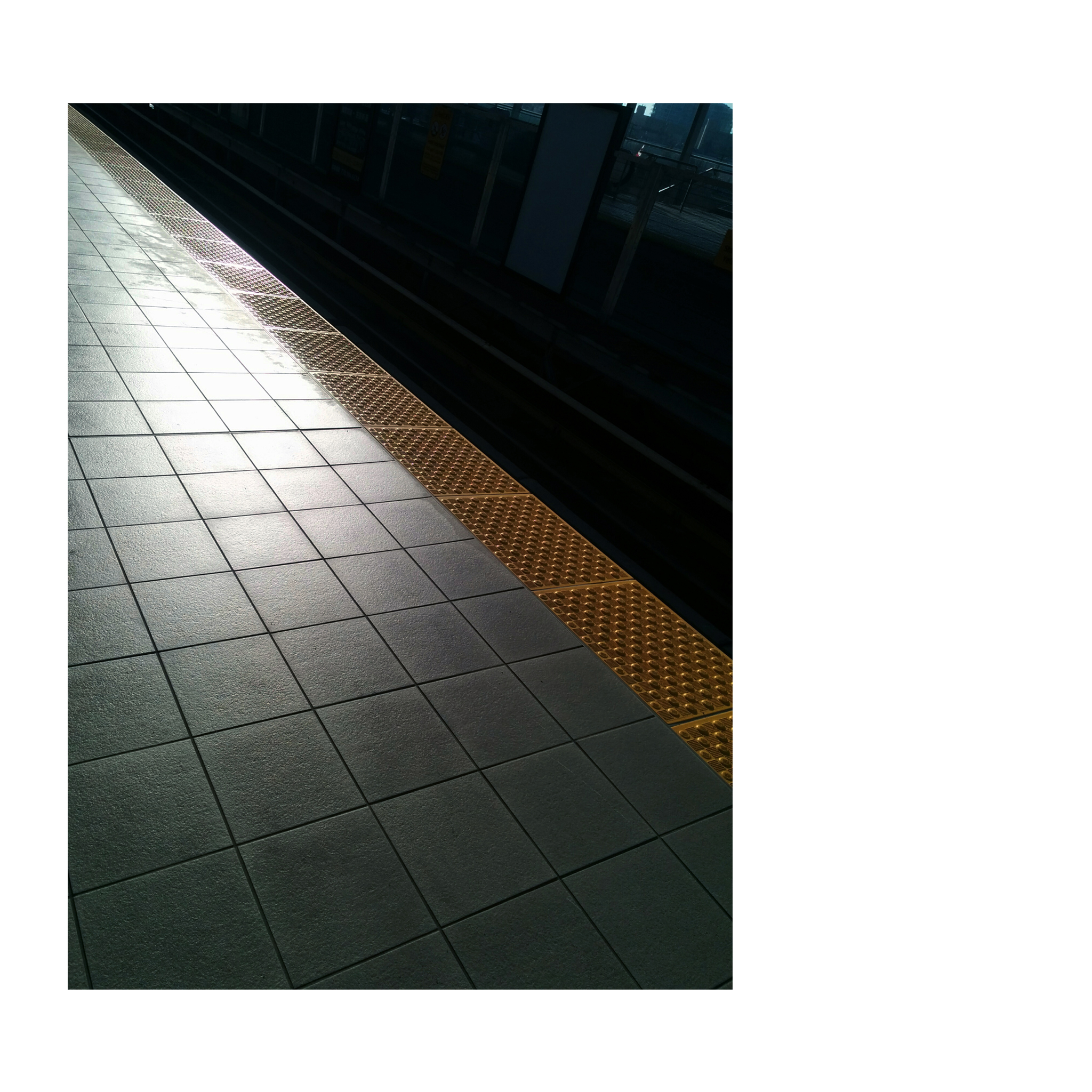 tile at the skytrain station